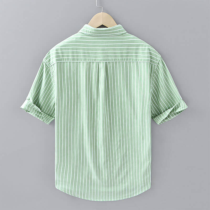 Hikari Stripe Cotton Shirt