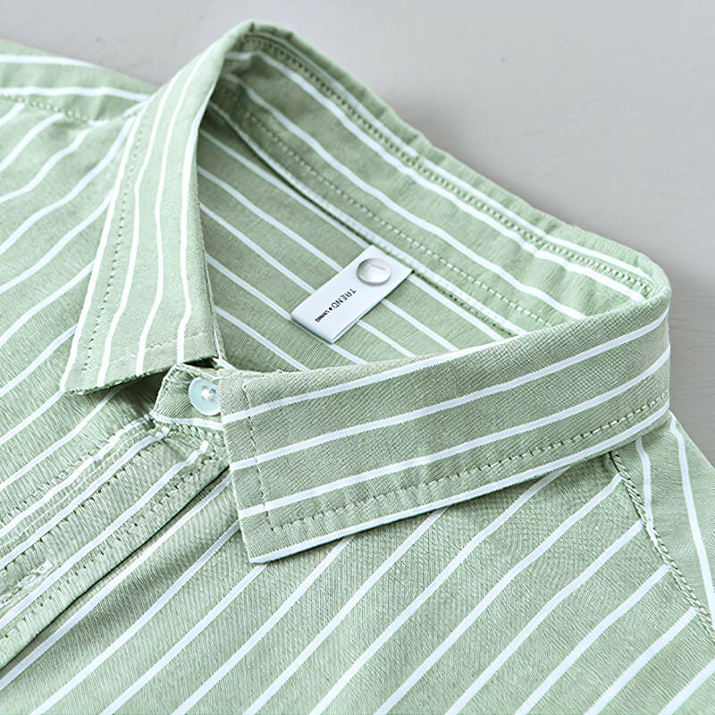 Hikari Stripe Cotton Shirt