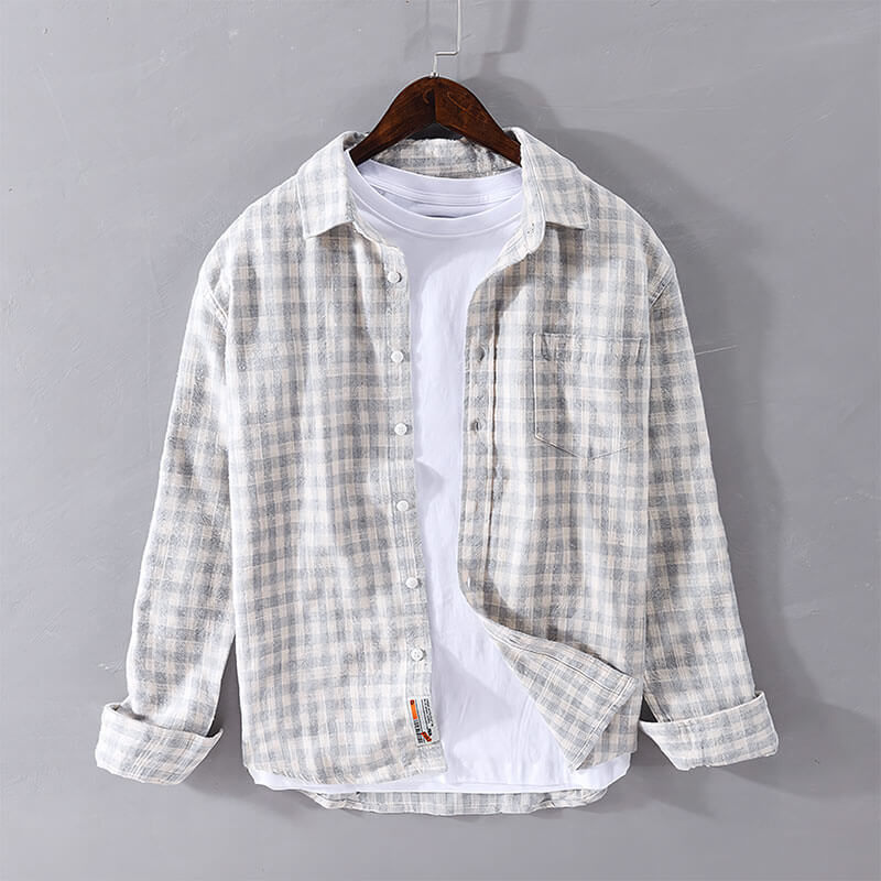 Versailles Checkered Cotton Shirt