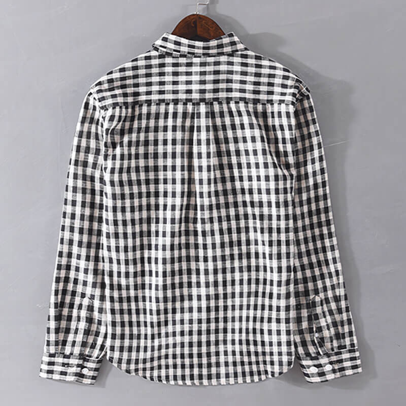 Versailles Checkered Cotton Shirt