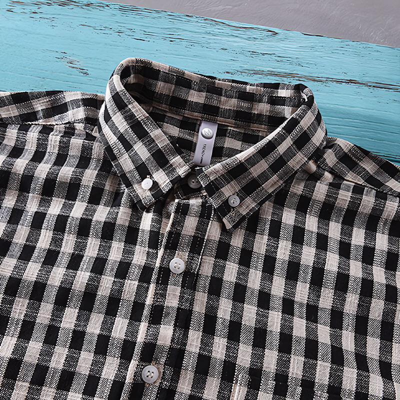 Versailles Checkered Cotton Shirt